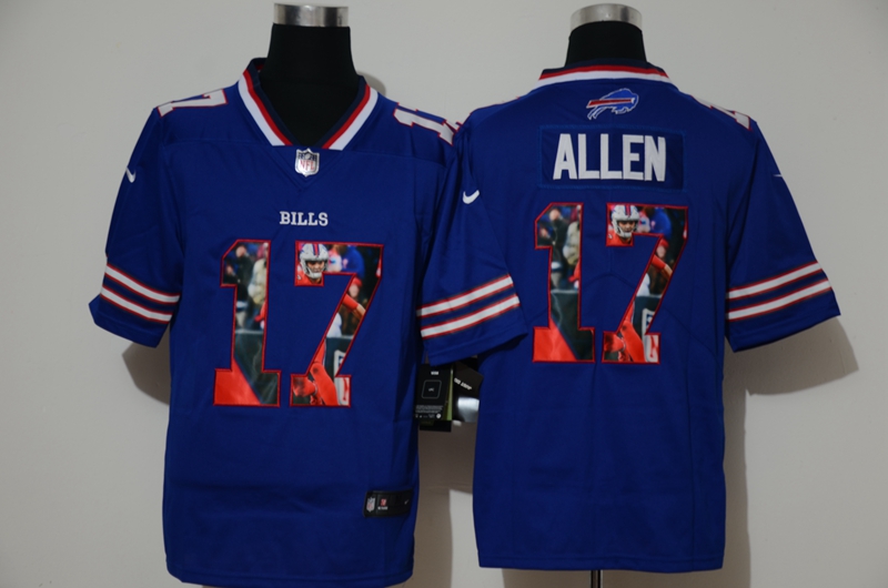 Men’s Buffalo Bills #17 Josh Allen Royal Blue 2020 Vapor Untouchable Stitched NFL Nike Limited Fashion Jersey