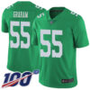 Nike Eagles #55 Brandon Graham Green Men’s Stitched NFL Limited Rush 100th Season Jersey