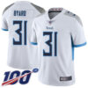 Nike Titans #31 Kevin Byard White Men’s Stitched NFL 100th Season Vapor Limited Jersey