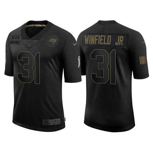 Men’s Tampa Bay Buccaneers #31 Antoine Winfield Jr Black 2020 Jersey