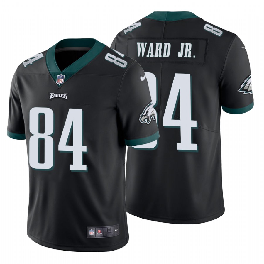 Men’s Philadelphia Eagles #84 Greg Ward Jr.Vapor Untouchable Limited Black Nike Jersey
