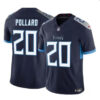 Men’s Tennessee Titans #20 Tony Pollard Navy 2023 F.U.S.E. Vapor Limited Football Stitched Jersey