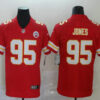 Men’s Kansas City Chiefs #95 Chris Jones Red 2017 Vapor Untouchable Stitched NFL Nike Limited Jersey