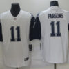 Men’s Dallas Cowboys #11 Micah Parsons White 2021 Color Rush Stitched NFL Nike Limited Jersey