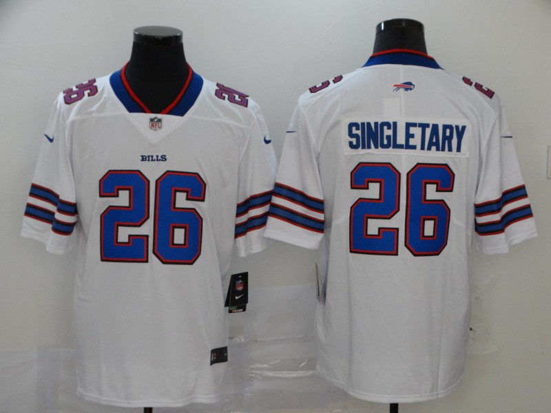 Men’s Buffalo Bills #26 Devin Singletary White 2017 Vapor Untouchable Stitched NFL Nike Limited Jersey