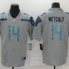 Men’s Seattle Seahawks #14 D.K. Metcalf Grey 2017 Vapor Untouchable Stitched NFL Nike Limited Jersey