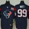 Men’s Houston Texans #99 J.J. Watt Nav Blue 2020 NEW Team Logo Number Vapor Untouchable Stitched NFL Nike Limited Jersey