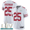 Nike 49ers #25 Richard Sherman White Super Bowl LIV 2020 Men’s Stitched NFL Vapor Untouchable Limited Jersey