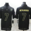Men’s Pittsburgh Steelers #7 Ben Roethlisberger Black 2020 Salute To Service Stitched NFL Nike Limited Jersey