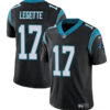 Men’s Carolina Panthers #17 Xavier Legette Black 2024 Draft Vapor Limited Football Stitched Jersey