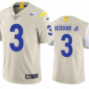Men’s Los Angeles Rams #3 Odell Beckham Jr. 2021 Vapor Untouchable Limited Stitched Football Bone Jersey