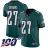 Nike Eagles #27 Malcolm Jenkins Midnight Green Team Color Men’s Stitched NFL 100th Season Vapor Limited Jersey