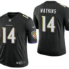 Men’s Baltimore Ravens #14 Sammy Watkins Black 2021 Vapor Untouchable Stitched NFL Nike Limited Jersey