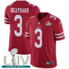 Nike 49ers #3 C.J. Beathard Red Super Bowl LIV 2020 Team Color Men’s Stitched NFL Vapor Untouchable Limited Jersey