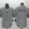 Men’s New England Patriots #11 Julian Edelman 2019 Gray Gridiron Vapor Untouchable Stitched NFL Nike Limited Jersey