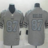 Men’s Kansas City Chiefs #87 Travis Kelce 2019 Gray Gridiron Vapor Untouchable Stitched NFL Nike Limited Jersey