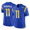 Men’s Los Angeles Rams #11 Jimmy Garoppolo Blue 2024 F.U.S.E. Vapor Untouchable Football Stitched Jersey