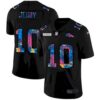 Men’s Denver Broncos #10 Jerry Jeudy Crucial Catch Black Jersey