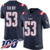 Nike Patriots #53 Kyle Van Noy Navy Blue Men’s Stitched NFL Limited Rush 100th Season Jersey