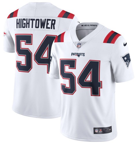 Men’s New England Patriots #54 Dont’a Hightower White 2020 NEW Vapor Untouchable Stitched NFL Nike Limited Jersey