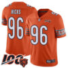 Nike Chicago Bears Men’s #96 Akiem Hicks Orange Alternate 100th Season Limited Jersey