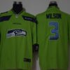 Men’s Seattle Seahawks #3 Russell Wilson Green 2020 Big Logo Vapor Untouchable Stitched NFL Nike Fashion Limited Jersey