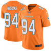 Nike Miami Dolphins #94 Christian Wilkins Men’s Limited Color Orange Rush Nike Jersey