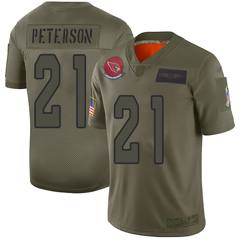 Nike Cardinals #21 Patrick Peterson Camo Men’s Stitched NFL Limited 2019 Salute To Service Jersey