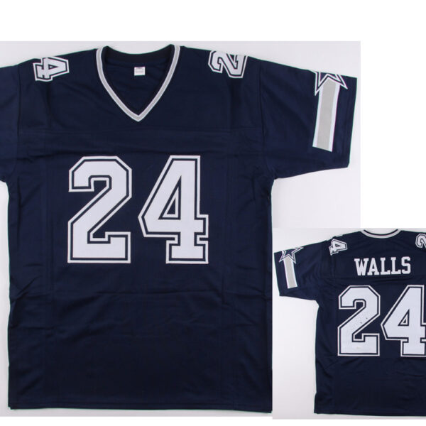 Men’s Dallas Cowboys #24 Everson Walls Navy blue jersey