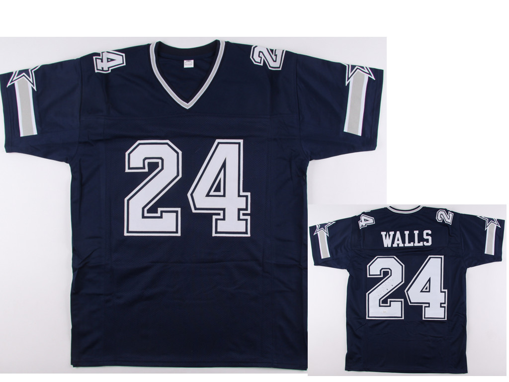 Men’s Dallas Cowboys #24 Everson Walls Navy blue jersey