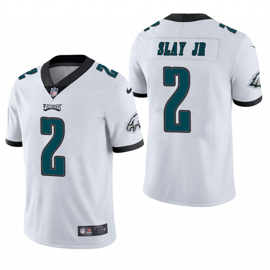 Men’s Philadelphia Eagles #2 Darius Slay Jr. White Vapor Limited Jersey