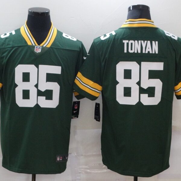 Men’s Green Bay Packers #85 Robert Tonyan Green 2020 Vapor Untouchable Stitched NFL Nike Limited Jersey