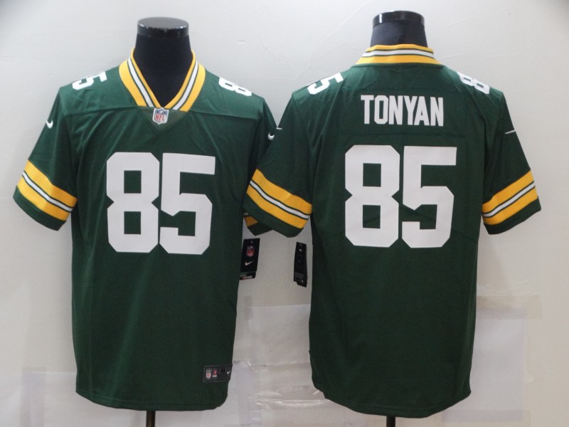 Men’s Green Bay Packers #85 Robert Tonyan Green 2020 Vapor Untouchable Stitched NFL Nike Limited Jersey