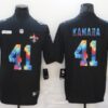 Men’s New Orleans Saints #41 Alvin Kamara Multi-Color Black 2020 NFL Crucial Catch Vapor Untouchable Nike Limited Jersey