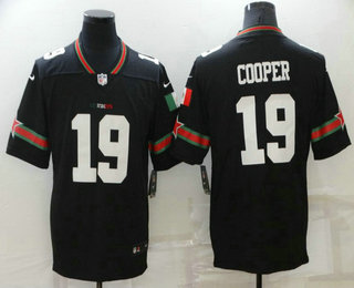 Men’s Dallas Cowboys #19 Amari Cooper Black Mexico 2021 Vapor Untouchable Stitched Nike Limited Jersey