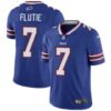 Men’s Buffalo Bills #7 Doug Flutie Blue Vapor Untouchable Limited Stitched Jersey