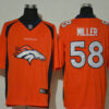 Men’s Denver Broncos #58 Von Miller Orange 2020 Big Logo Vapor Untouchable Stitched NFL Nike Fashion Limited Jersey
