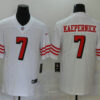 Men’s San Francisco 49ers #7 Colin Kaepernick White New 2020 Color Rush Vapor Untouchable Limited Jersey
