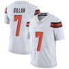 Men’s Cleveland Browns #7 Jamie Gillan White Limited Vapor Untouchable Nike Jersey
