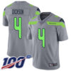 Nike Seahawks #4 Michael Dickson Gray Men’s Stitched NFL Limited Inverted Legend 100th Season Jersey
