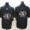 Men’s Los Angeles Rams #99 Aaron Donald Black 2020 Shadow Logo Vapor Untouchable Stitched NFL Nike Limited Jersey