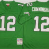 Men’s Philadelphia Eagles #12 Randall Cunningham Kelly Green Throwback Football Stitched Jersey