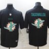 Men’s Miami Dolphins #1 Tua Tagovailoa Black 2020 Shadow Logo Vapor Untouchable Stitched NFL Nike Limited Jersey