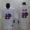 Men’s Buffalo Bills #17 Josh Allen White 2020 Shadow Logo Vapor Untouchable Stitched NFL Nike Limited Jersey