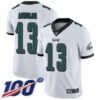 Nike Eagles #13 Nelson Agholor White Men’s Stitched NFL 100th Season Vapor Limited Jersey