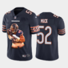 Men’s Chicago Bears #52 Khalil Mack Navy Blue Player Portrait Edition 2020 Vapor Untouchable Stitched NFL Nike Limited Jersey
