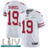 Nike 49ers #19 Deebo Samuel White Super Bowl LIV 2020 Youth Stitched NFL Vapor Untouchable Limited Jersey