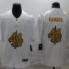 Men’s New Orleans Saints #41 Alvin Kamara White 2020 Shadow Logo Vapor Untouchable Stitched NFL Nike Limited Jersey