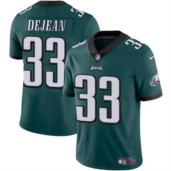 Men’s Philadelphia Eagles #33 Cooper DeJean Green 2024 Draft Vapor Untouchable Limited Football Stitched Jersey