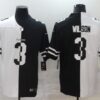 Men’s Seattle Seahawks #3 Russell Wilson White Black Peaceful Coexisting 2020 Vapor Untouchable Stitched NFL Nike Limited Jersey